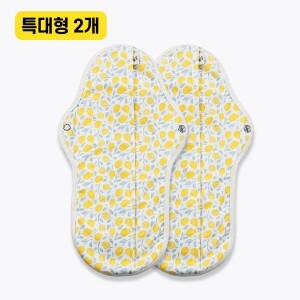 퀸비스토어,[퀸비 패드] 안심 숙면 순면 생리대 오버나이트(특대형) 2개